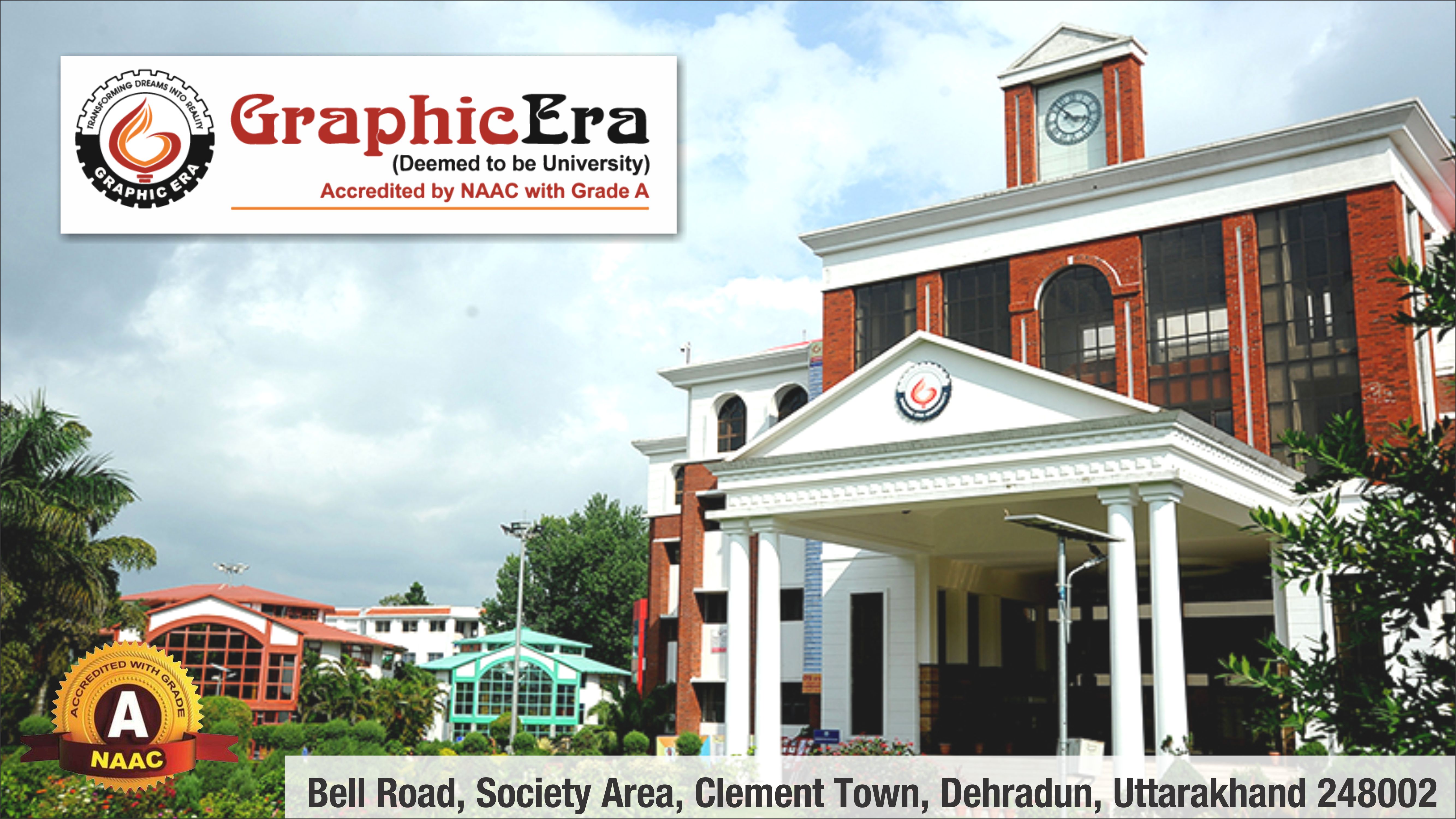 out side view of Graphic Era University